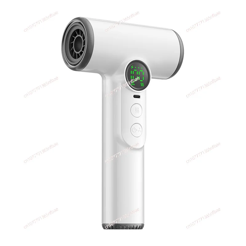 

USB rechargeable wireless hair dryer blowing hot air unplugged portable large wind hair dryer