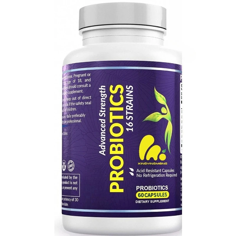 

Probiotics 30 Billion Cfu And 16 Strains - Capsules Of Bifidobacterium Lactobacillus - Intestinal Digestive Supplements