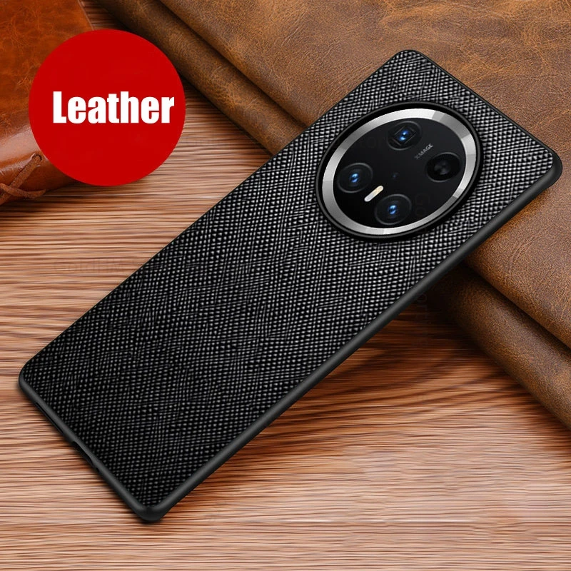 For Huawei Mate 70 Pro Cross Leather Phone Case For HUAWEI Mate 60 Pro Plus Protective Back Cover For Mate 50 Pro 40 70 Pro Plus