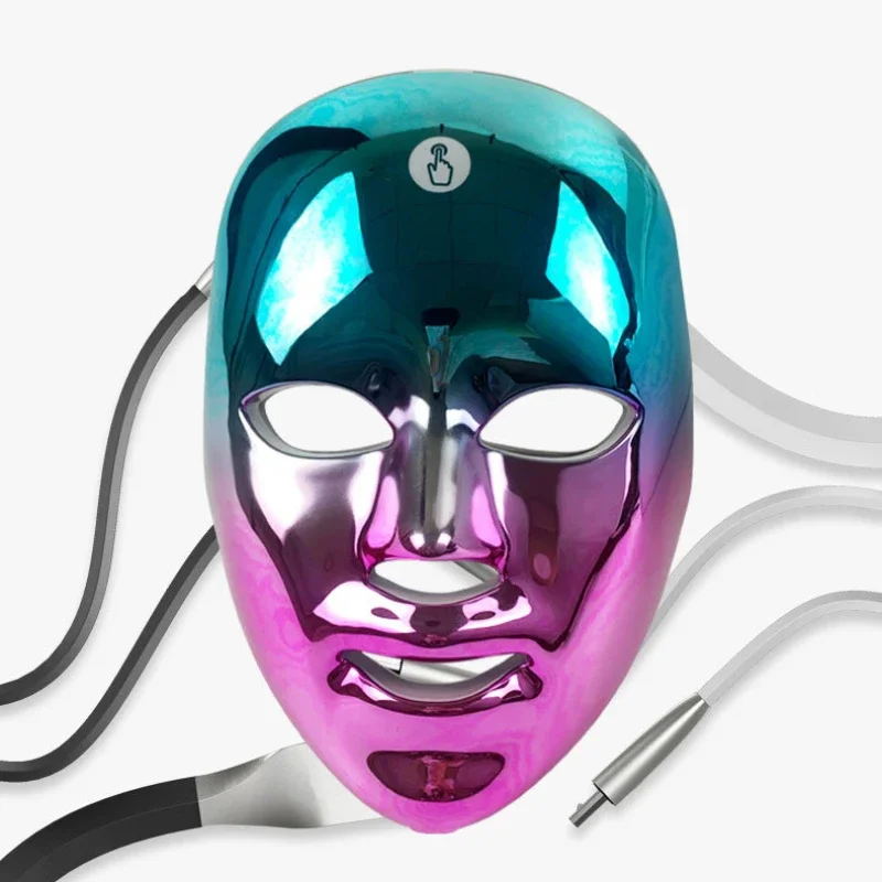 Free Shipping Live Charging Mask Beauty Touch LED Mask Colorful Photon Skin Rejuvenation Acne Removal Beauty