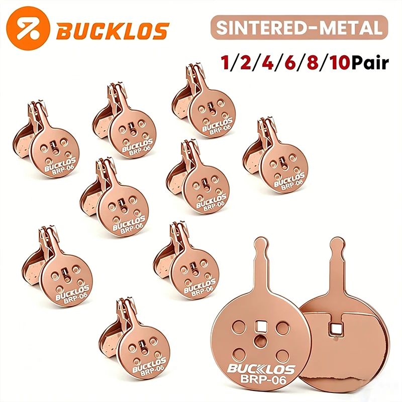 

BUCKLOS Sintered Metal Bike Brake Pads for Avid BB5/DSK-310/DC-710 Bicycle Disc Pad High Strength MTB Brake Pads 1/24/6/8/10PCS