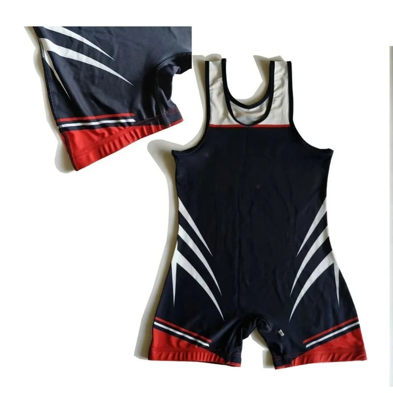 

factory custom men's elastic wrestling tights boys wrestling suit