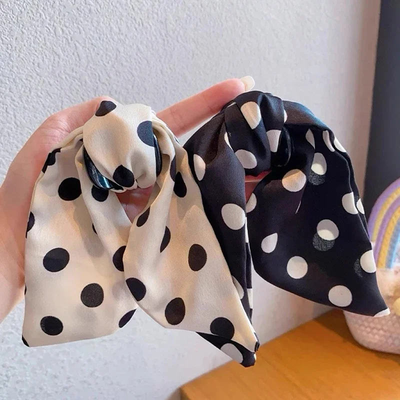 

Korean Bowknor Hair Claw Clips for Baby Girls Sweet Dot Print Bows Hairpins Kids Princess Headwear Kids Hair Accessories