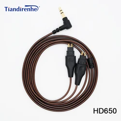 New headphone upgrade cable For Sennheiser HD414 HD650 HD600 HD580 HD565 HD545 HD535 HD525 HD265 HD25 Headphone Audio Cables