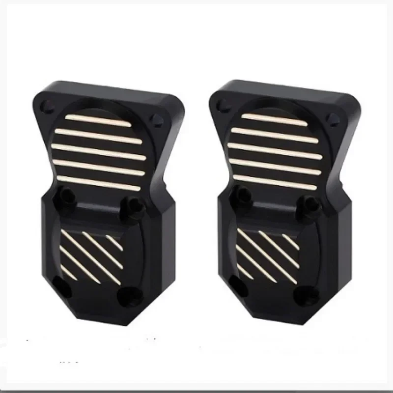 Heavy Black Coating Brass Counterweight Steering Knuckles Wheel Hex For 1/24 RC Crawler Car Axial SCX24 Upgrade Parts