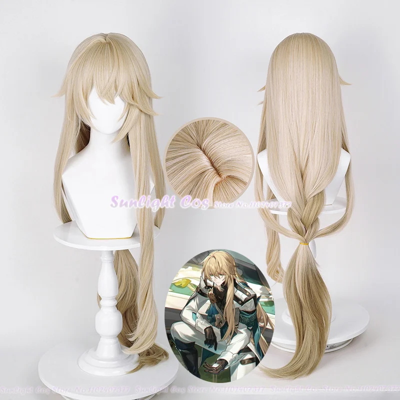 

Luocha Cosplay Wigs Luocha Cosplay Wig 90cm Linen Gradient Heat Resistant Synthetic Hair Anime Wig + Wig Cap