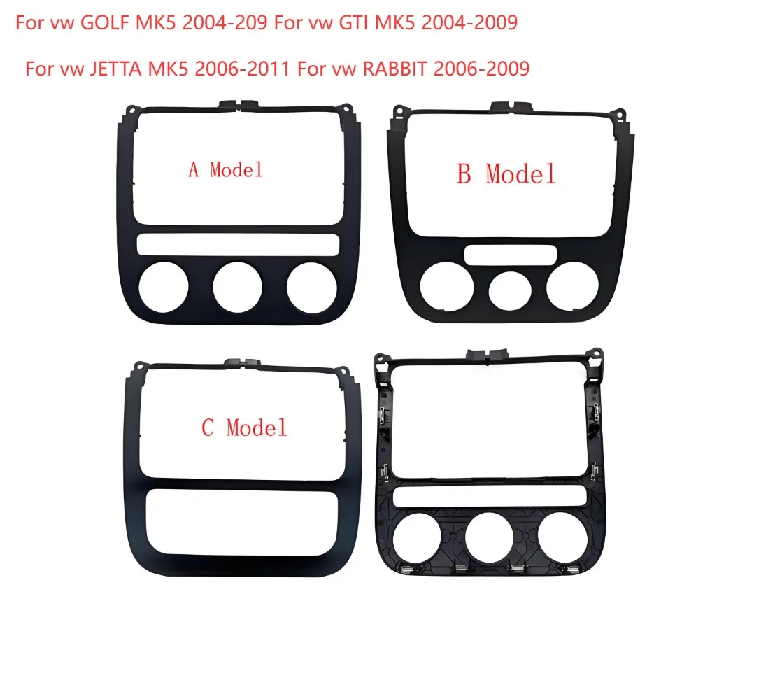 

liuquan Black Radio Surround Climate Control Panel for VW Jetta GLF5 | 1K085 8069H 1KD858069J