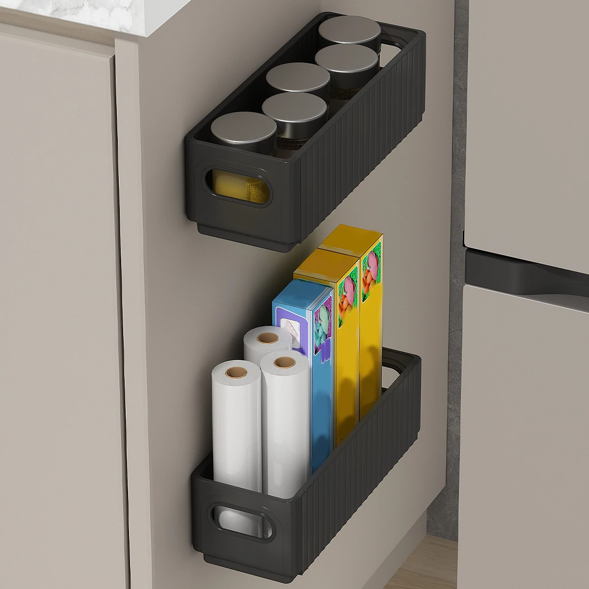 Rack de armazenamento de plástico dobrável de parede multifuncional organizador de porta de armário suporte de esponja organização de armazenamento de cozinha