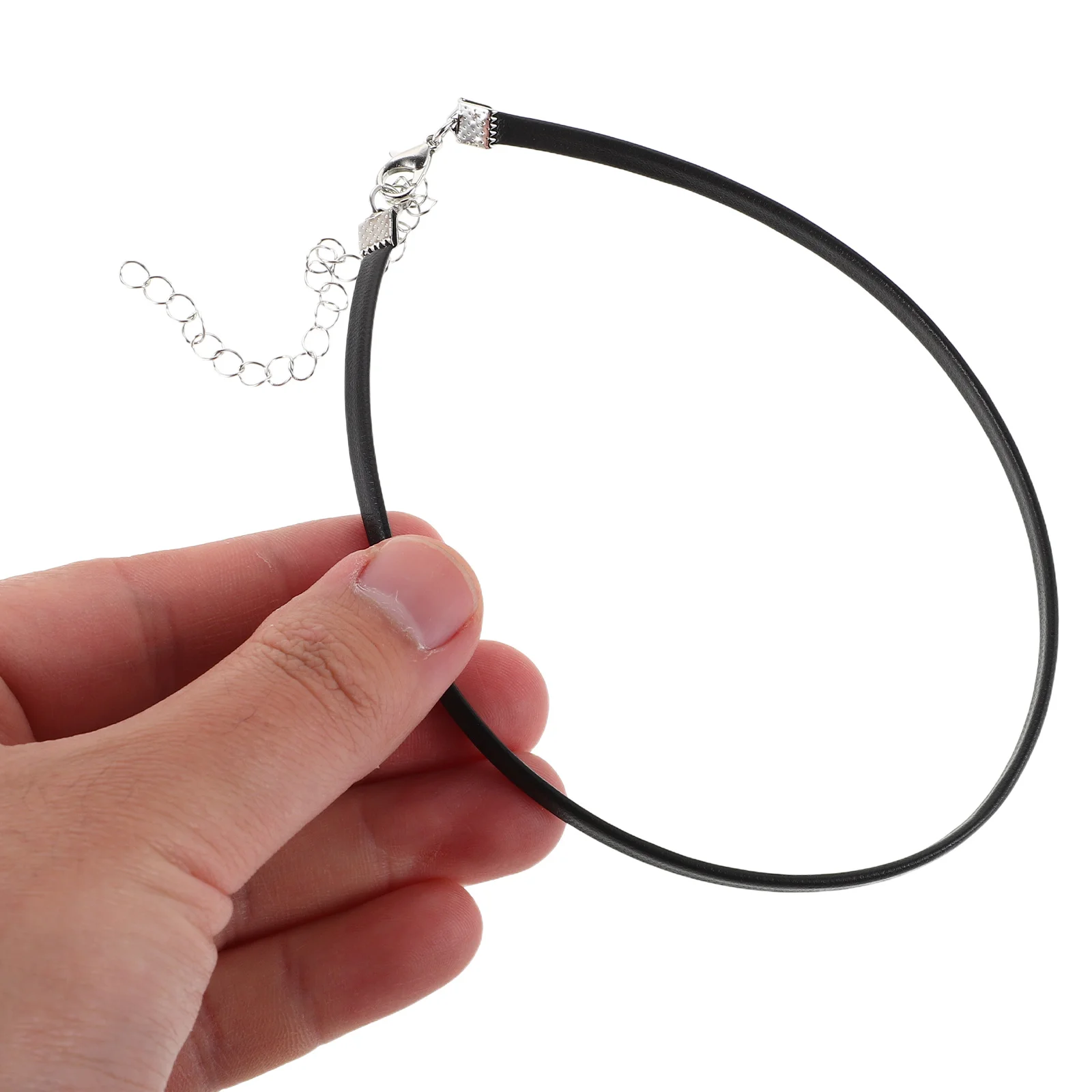 

10Pcs Punk Black PU Choker Necklaces Adjustable Goth Collar Necklace for Women Halloween Party Collarbone Jewelry