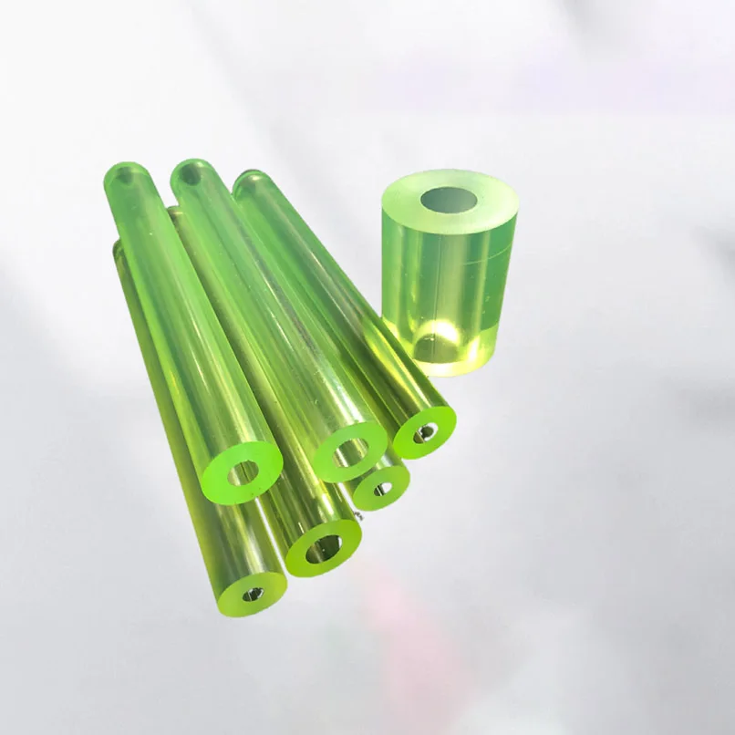 Polyurethane Hollow Rod Gaskets PU Plastic Pipe Bar Shock Absorber Length 500mm