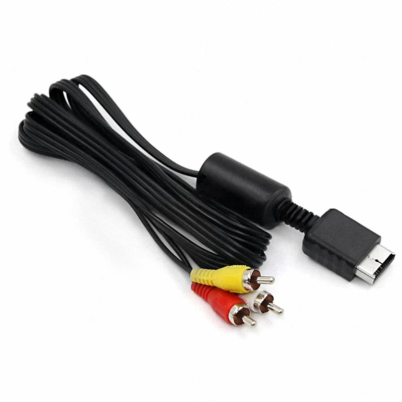 كابل صوت فيديو AV لأجهزة PS2 ، وحدة تحكم ألعاب PS3 ، كابل RCA إلى HDTV ، مشغلات دي في دي سلك AV لملحقات سوني بلاي ستيشن ، m