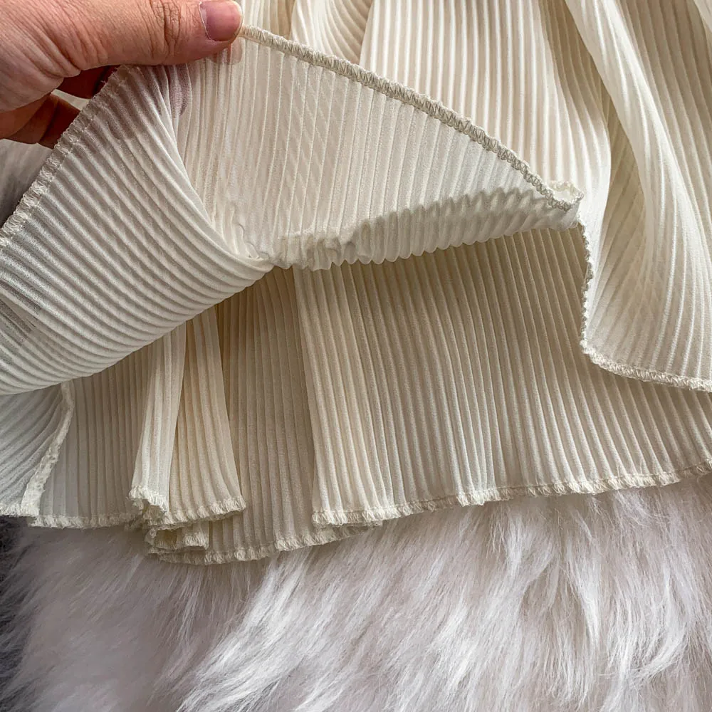 Women Luxury Halter Twist Knot Set Pleated Pants Design Lady Elegant Party Dinner Charming Wedding Honeymoon Beach Vacation Suit