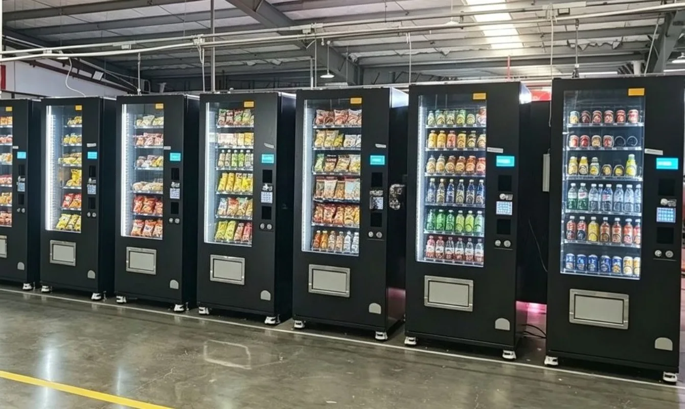 24-Hour Self-Service Vending Machine Combination Beverage and Snack Vending Machine with Refrigeration