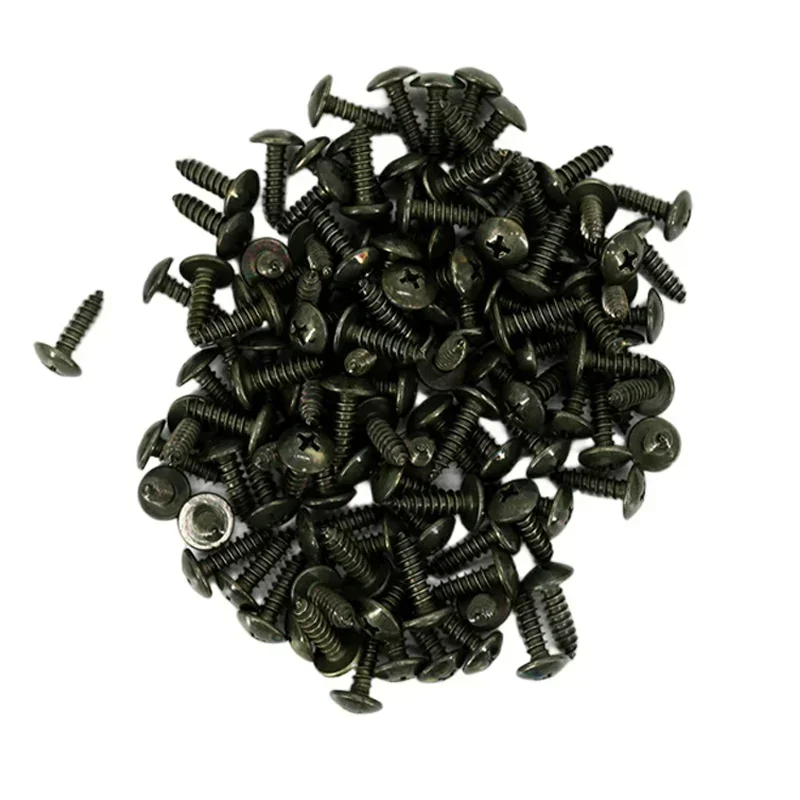 Mixed Car Motorcycles Metal Screw Tapping Fastener Clip U-Type Clip with Screw Anti-rust Protection Clip Screw Buckle Iron Sheet