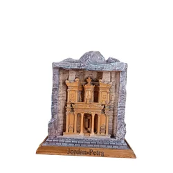 Creative World Famous Building Hashemite Kingdom of Jordan Petra Ancient City Living Room Bookcase Decoration Crafts Gift