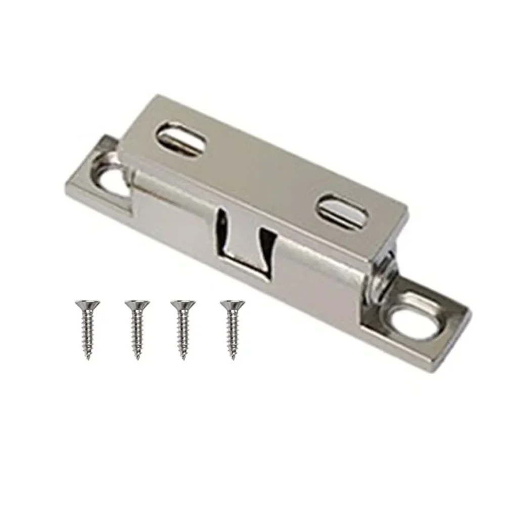 Tope magnético para puerta de armario, Tope de cierre, tope de amortiguación para muebles, herrajes para puertas de armario, 43/50/60/70mm, 1 piezas