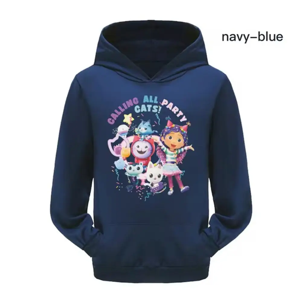 GABBY DOOLHOUSE Children's Hoodie Gaby Chat Clothing Baby girls casual hooded sweatshirt Long pants Boys long sleeve tracksuit