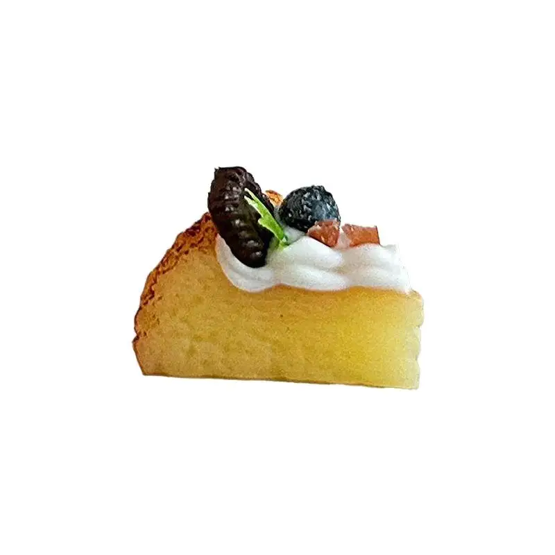 (YY)1Pc 1/12 Dollhouse Miniature Accessories Simulation Cake Bread Dessert Food Toy for Children Dollhouse Decoration Randomly