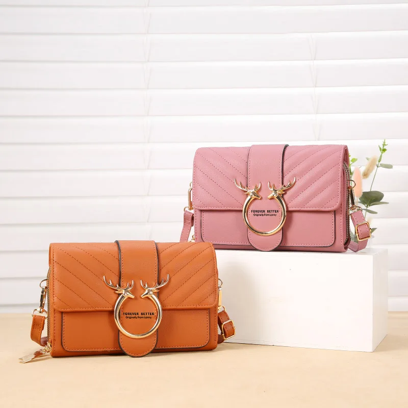 Lady Small Crossbody Cell Phone Bag For Women Coin Purse Shoulder Messenger Bag Clutch Bolsas Card Holder Handbag Zipper Wallet