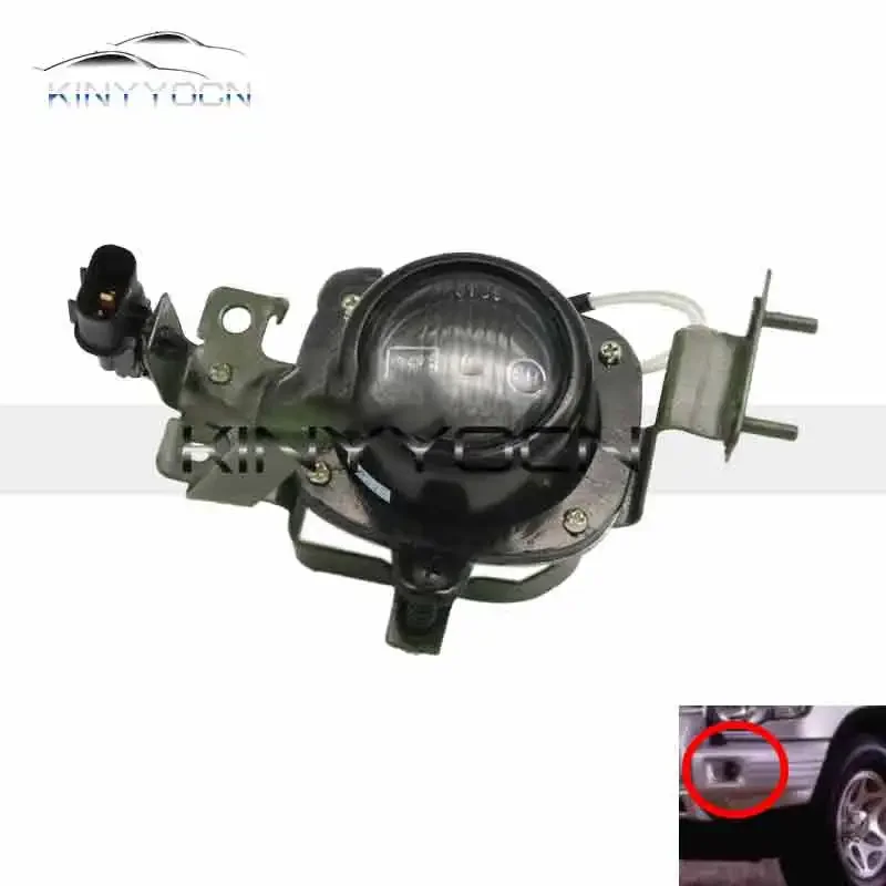 لميتسوبيشي باجيرو فيلد ماستر SFX الوطنية مونتيرو V33 المصد الأمامي الضباب ضوء فوجليت مصباح الضباب Foglamp DRL مصباح جيد الإضاءة