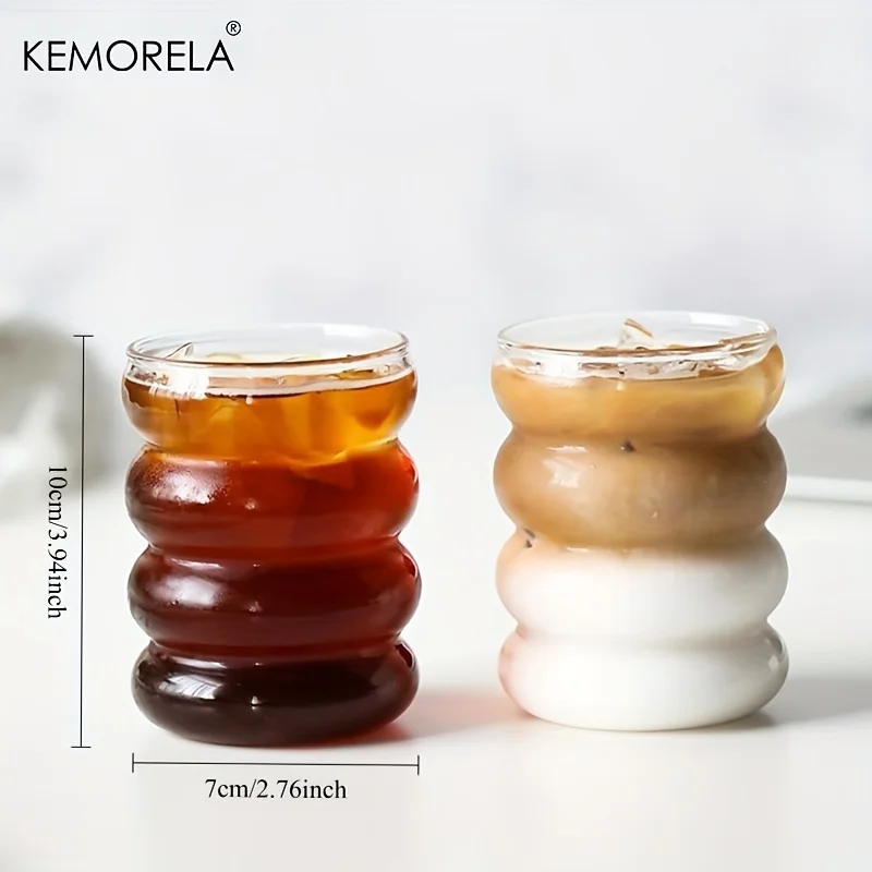 1/2PCS Of Wave Cups with Straws Suitable for Iced Coffee Juice Milk Four Seasons Drinking Water Cup Cute Caterpillar Cups view 6
