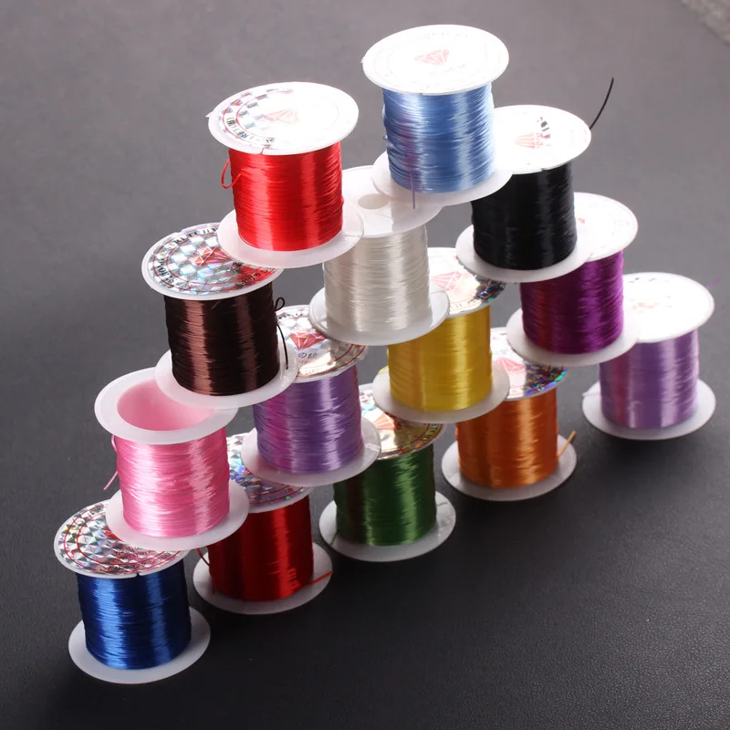 1mm 10m/roll Crystal Elastic Stretchy String Thread Wire Beading Cord DIY Making