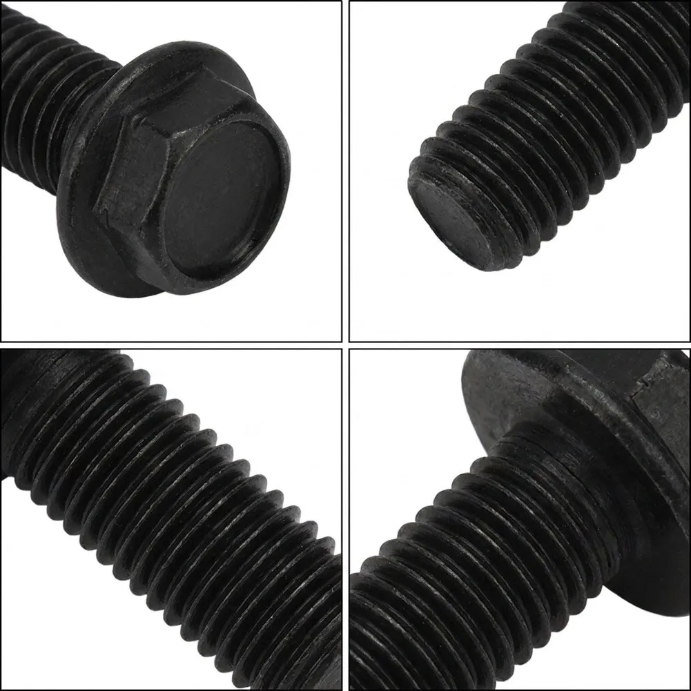 Replacement Hex Flange Fasteners M6 M7 M8 Left Hand Thread 10pcs for Cutting Machine Saw Blade Service and Refit