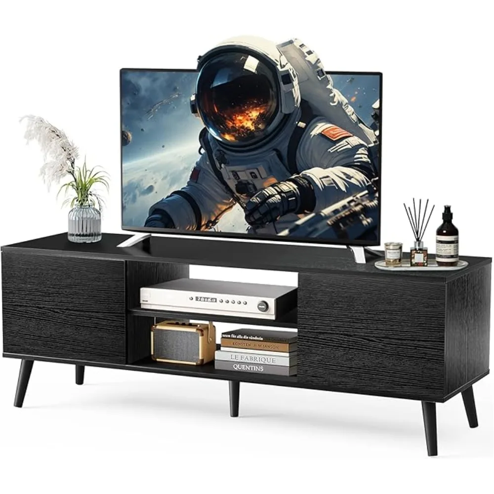 

TV Stand for 55 60 Inch TV,with Storage for Bedroom, Living Room, Office Furniture