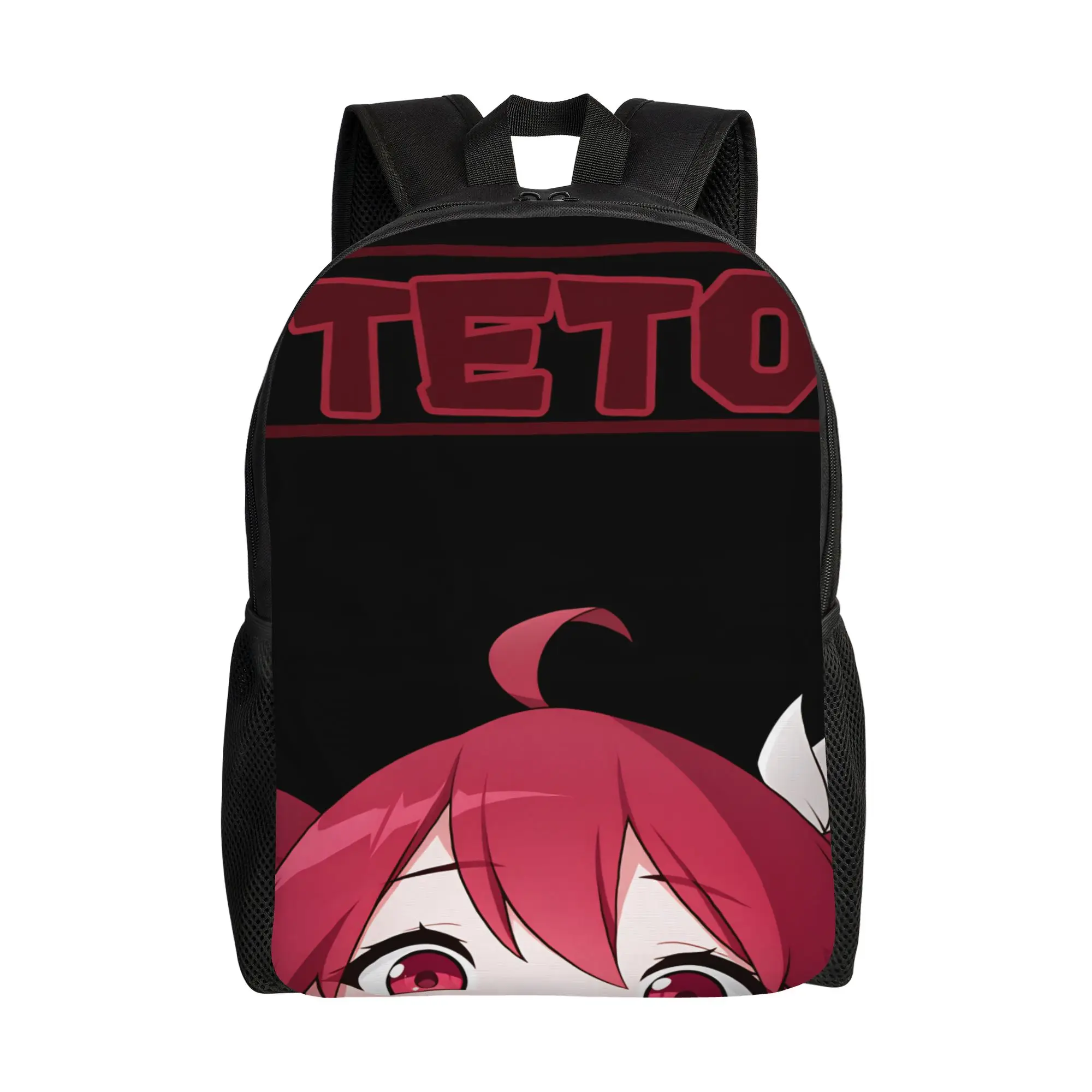 Kasane Teto Backpack  University Backpacks Women Designer Pattern High School Bags Streetwear Rucksack