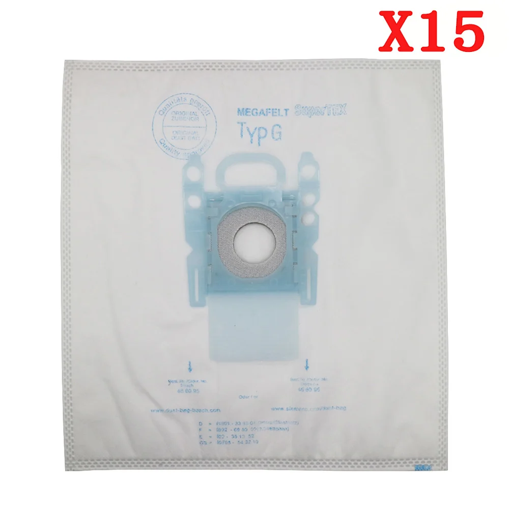 Vacuum Cleaner G Type Cloth Dust Bags Type G for Bosch & SIEMENS BSG7 BSGL3126 BSG6