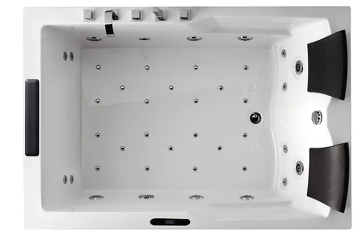&c Wholesale White Acrylic Air Bath Modern Design Massage Tub Underground Overflow Apron for Hotels Installation