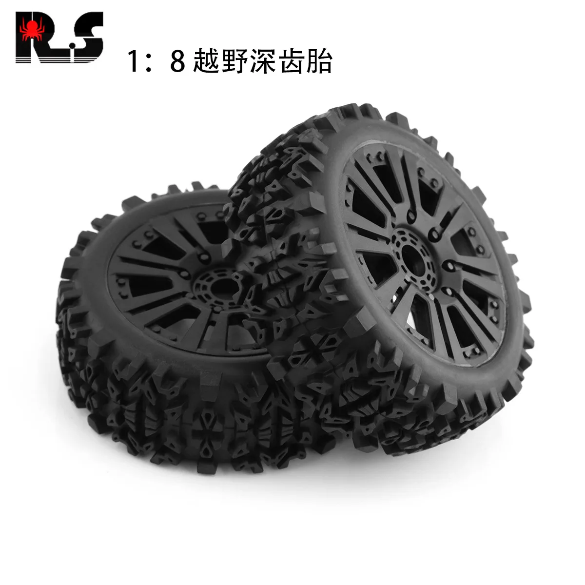 4Pcs 1/8 RC Racing Buggy Tire Bar Crust Small Pin 17mm Nut Medium Soft Long Wear Strengthen hub high-grip opony do HSP RC