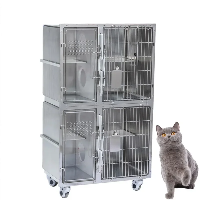 

dog cat cage bank veterinary modular cage banks