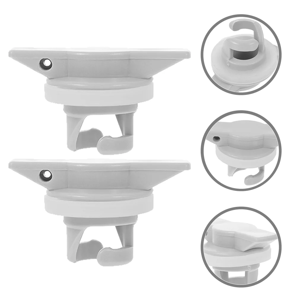 2 Pcs Kayak Valve Cover Boat Supplies Air for Inflatable Dinghy Inflate Rubber Plug Spiral Pvc Anti-leakage Women's Airing