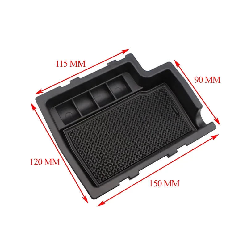 For Subaru XV Crosstrek 2012 2013 2014 2015 2016 2017 ABS Car Center Console Armrest Storage Box Tray car Accessories