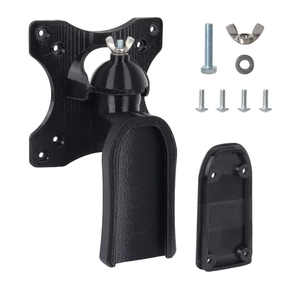 A Set RV Pivoting Black TV Bracket & Wall Mount Kits For Caravan Motorhome Campervan Boat 88083 Durable TV Stand Set