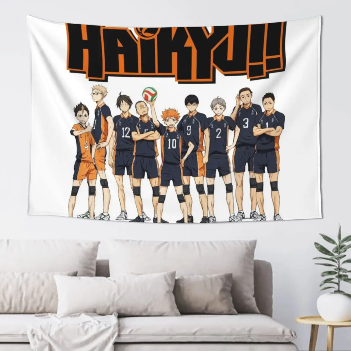 Volleyball Anime Tapestry Decoration Pictures Room Wall Home Decoration Outdoor Decoration Tapestry