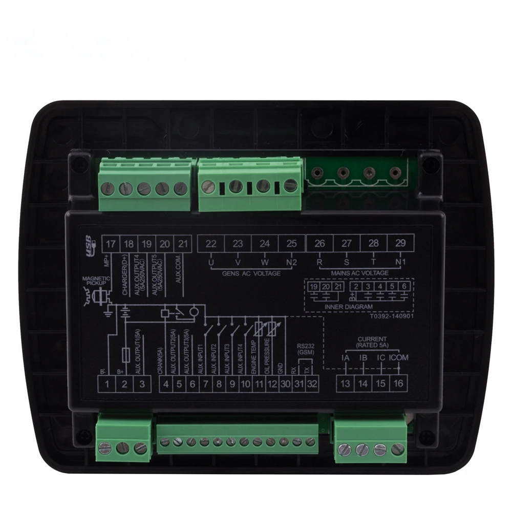 LIXiSE LXC3110 LXC3120 Auto Start Generator Controller Small Diesel Alternator Control Board Panel Generator Part