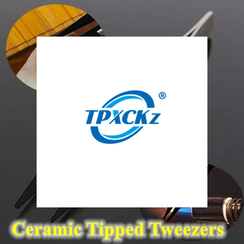 Tweezer For Watch Hands Installation Work Straight Elbow ESD-259 ESD-259A ESD-7A Handle Stainless Antistatic Plastic Tweezers