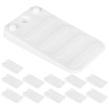 プラスチック製ソファフットパッド,レベリングウェッジ,ソファストッパー,スライド防止,台形フットステップ,12個
