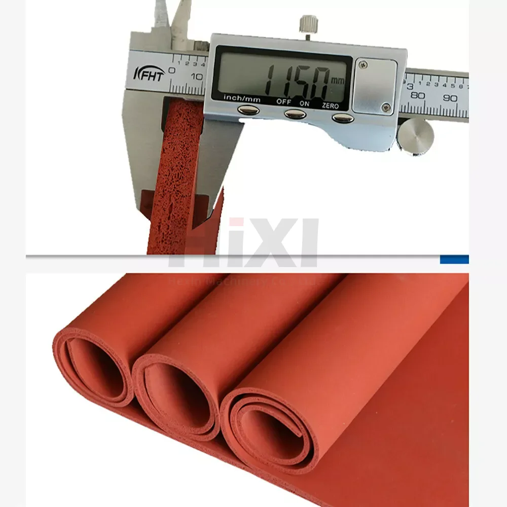 1mm-8mm Thk Heat Press Silicone Sponge Rubber Sheet Plate Pad Red High Temp