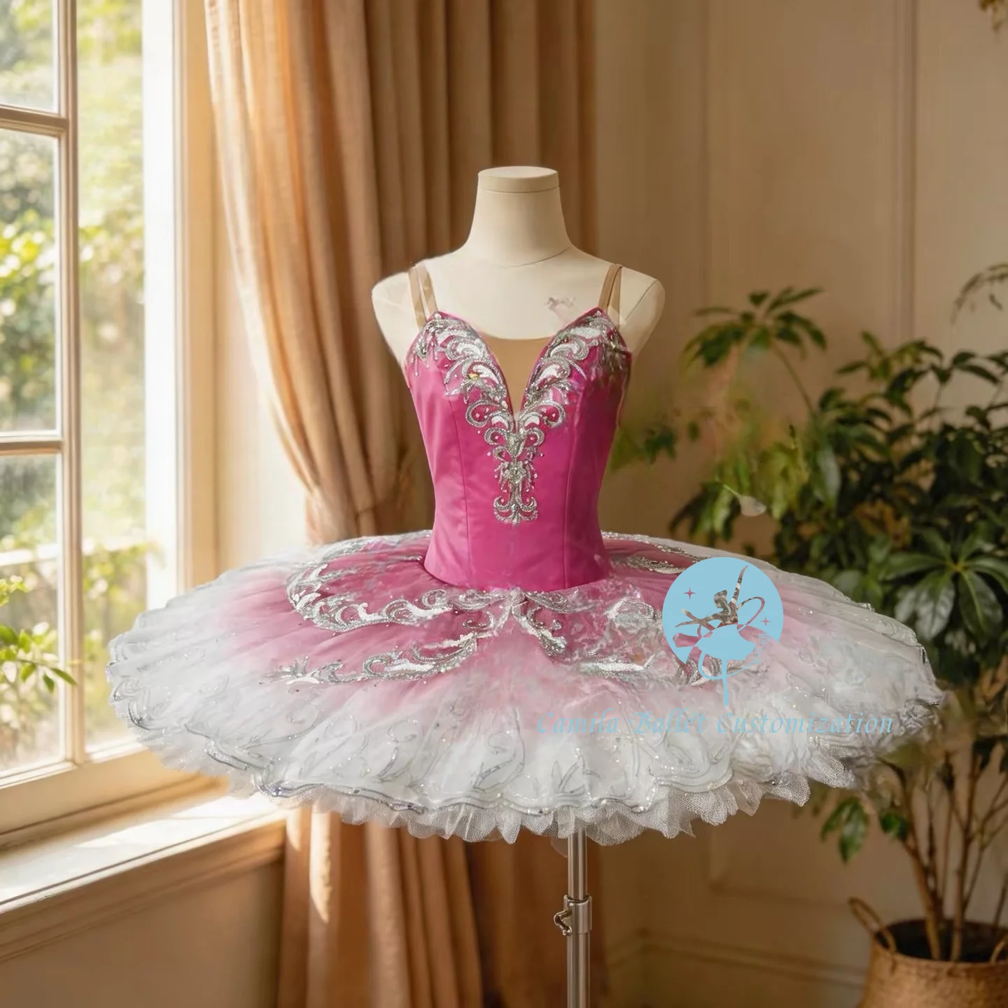 

Ballet clothes woman top children competition skirt elegant high Leotards girls fairy costume professional tutu ballet