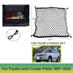 for Toyota Land Cruiser Prado 90 J90 LC90 1997 1998 1999 2000 2001 2002 GXL Trunk NetCargo Mesh Net Luggage Elastic Accessories
