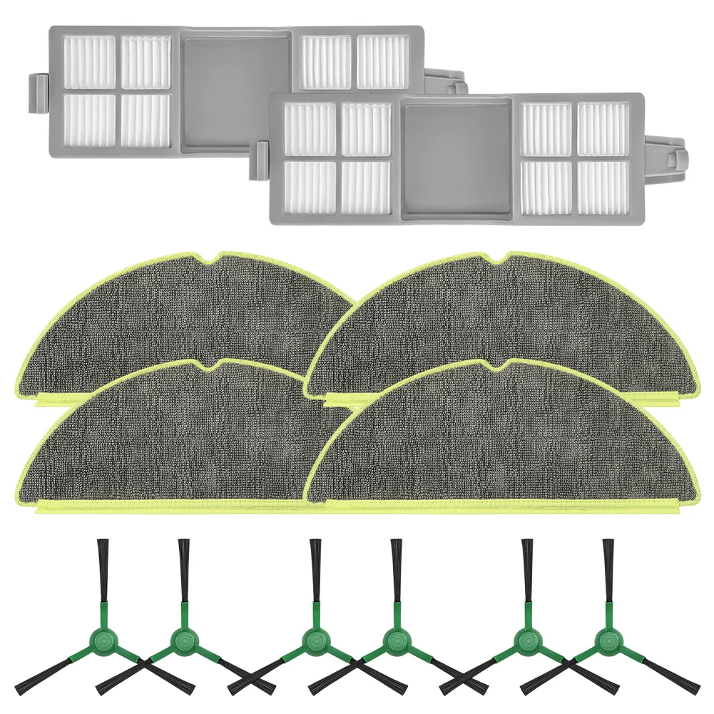 1 Set Side Brush HEPA Filter Mop Pads Kit For Roomba 205 DustCompactor Vacuum Cleaner Spare Parts Accessories