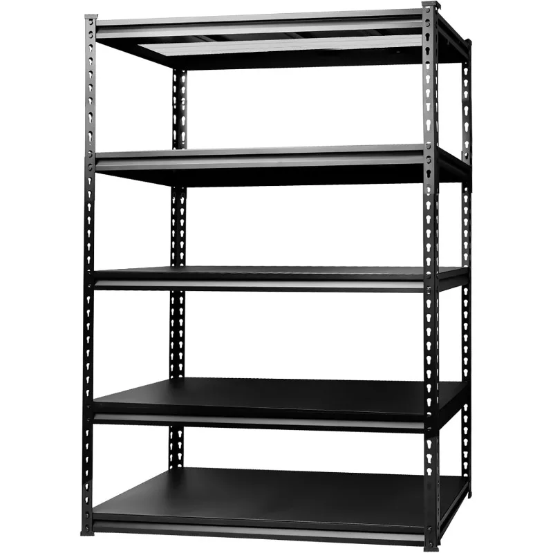 

72 Inch Garage Shelves, Garage Storage Shelves, Adjustable 5-Tier Unit Shelves, 39.4 Inch Wide * 15.7 Inch Deep