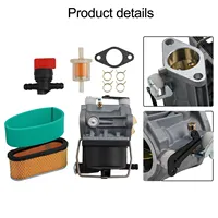 For Tecumseh OHV110 OHV115 OHV120 OHV125 OHV130 OHV135 Carburetor Air Filter Kit Superior for Long Lasting Performance
