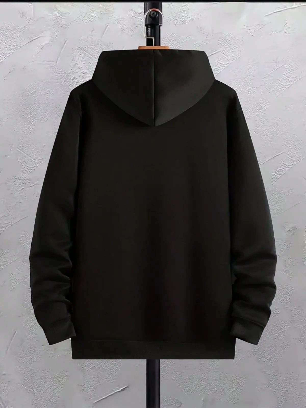 Sweat à capuche graphique imprimé «I'M GOOD» pour hommes, pull décontracté avec Design accrocheur, poche complète pour le jour de noël