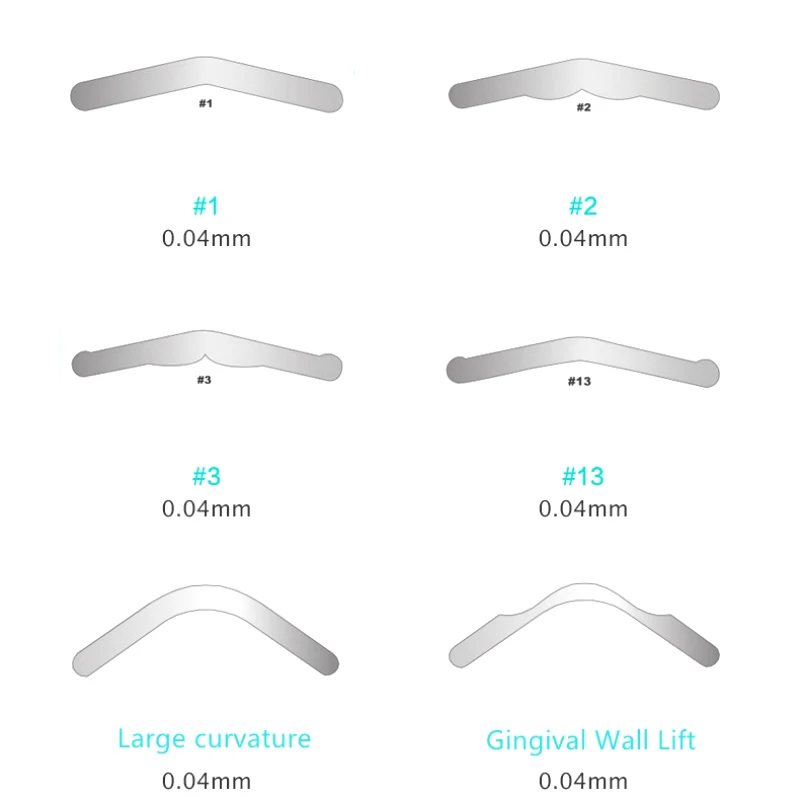 Dental Tofflemire Matrix Gingival Wall Lift Kit Sectional Contoured Matrix Bands Wedge Resin Polishing Strip Dentistry Tools