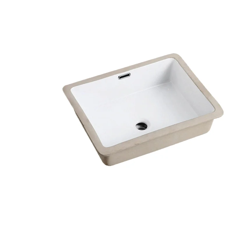 Undercounter Basin Bathroom Ceramic Embedded Sink   Wash Basin Single  Toilet Balcony Face Wash Large Capacity