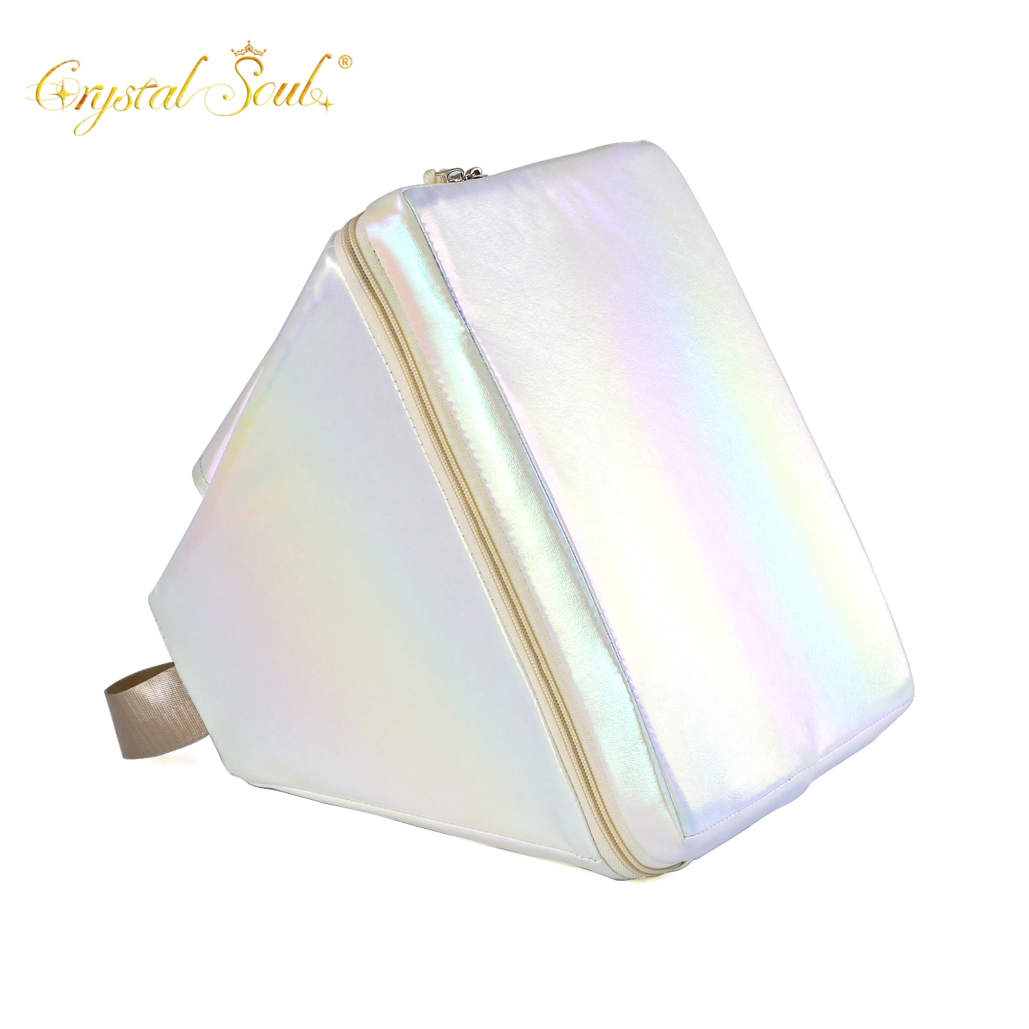 CrystalSoul 6-10 inch Crystal Bowl Singing Pyramid Special Box Color Optional